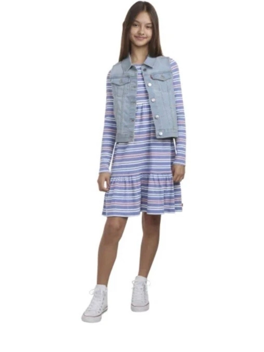 Levi's Youth Girls 2-Piece Assorted Dress Dark Blue